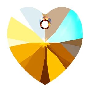 Love Pendant Dorado 10mm (12 pcs)