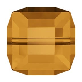 Cube Dorado 4mm (12 pcs)