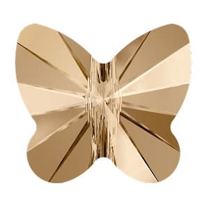 Mariposas Doradas 6mm (12pcs)