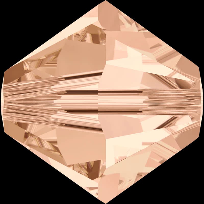 Bicone Bead 6mm – Light Peach (24pcs)