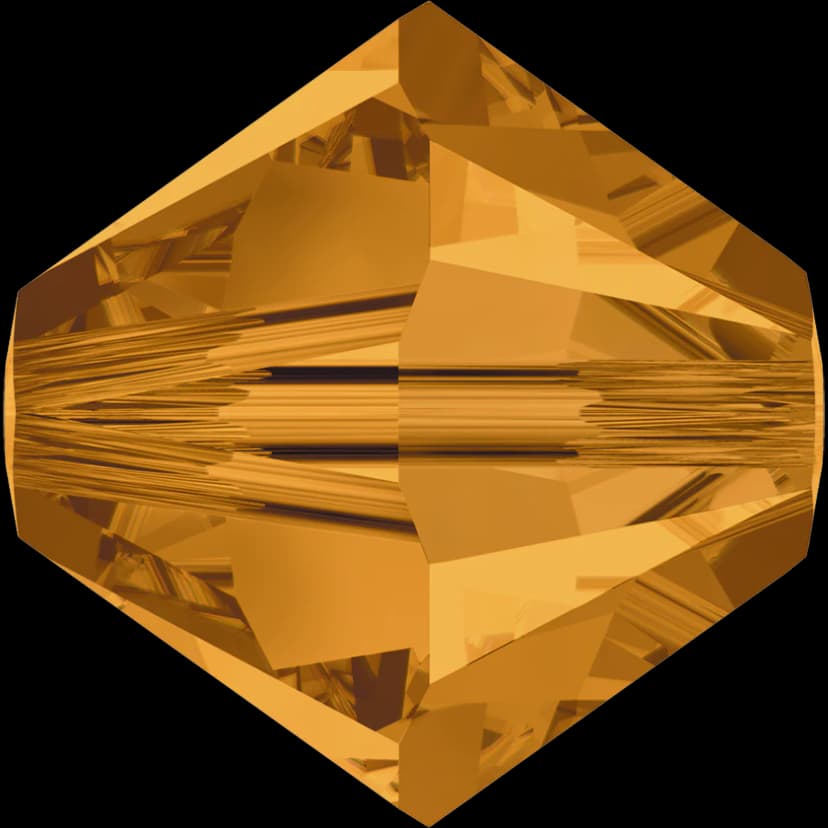 Bicone Bead 6mm – Topaz (24pcs)