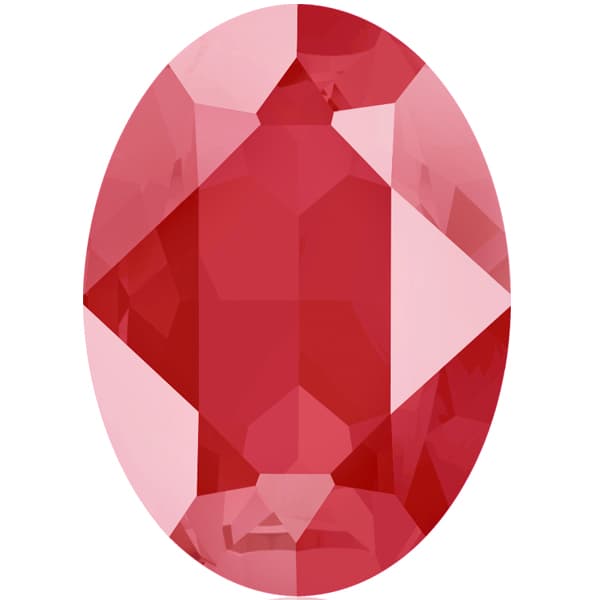 Oval Fancy Stone Crystal Royal Red 18mm (3pcs)