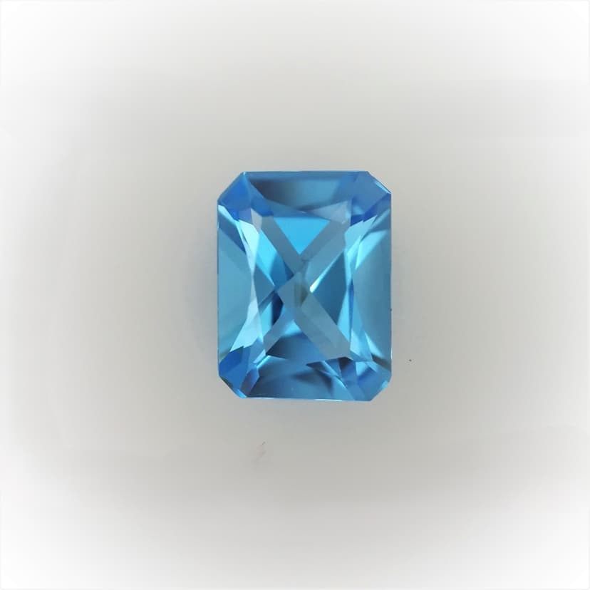 Octagon Fancy Stone Crystal Royal Blue 8x6mm (12pcs)