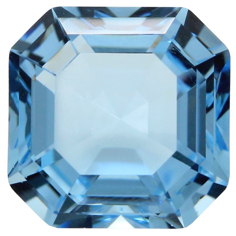 Imperial Fancy Stone Aquamarine 10mm (12pcs)