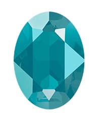 Oval Fancy Stone Crystal Azure Blue 18mm (3pcs)