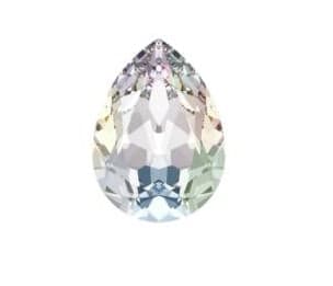 Pear Fancy Stone Crystal Aurore Boreale 18mm (3pcs)