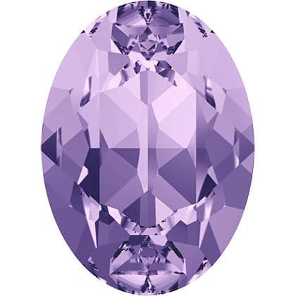 Oval Fancy Stone Crystal Morado18mm (3pcs)