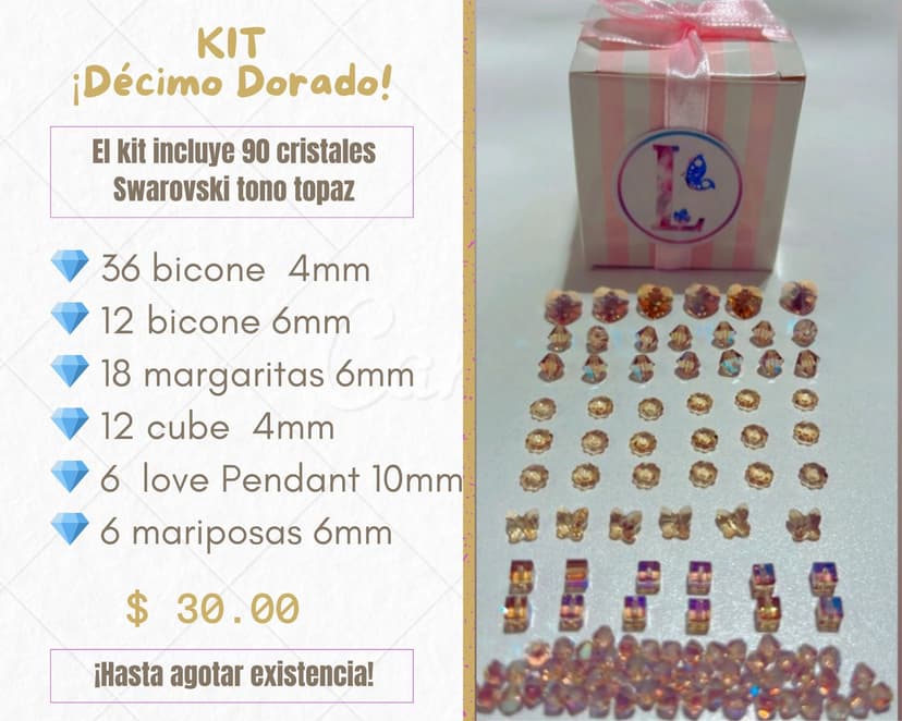 Kit Décimo Dorado