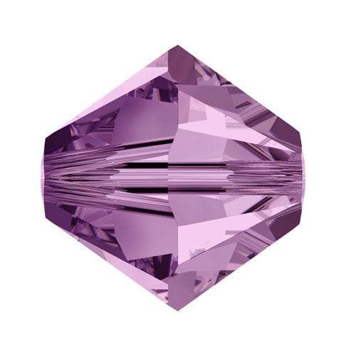 Bicone Bead 4mm – Light Amethyst (144pcs)